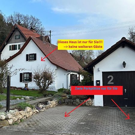 Ferienparadies Am Kammerberg - Ein Ganzes Haus Fuer Sie Alleine!!! Weißenhorn Exteriér fotografie